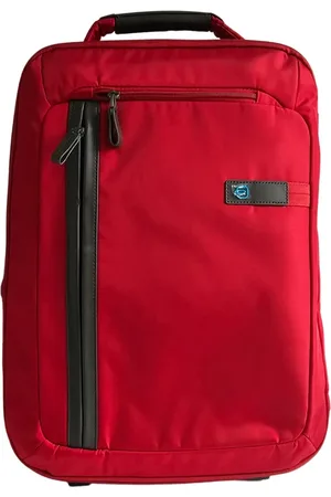 Piquadro Walizki, Kobieta, Czerwony, ONE SIZE, Nylon, Miękka Walizka na Kółkach Czerwona Unisex