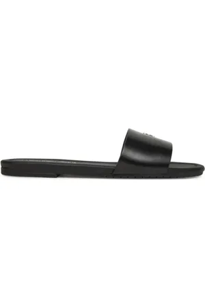 Calvin Klein Buty, Kobieta, Czarny, 37 EU, Czarna płaska sandał klif