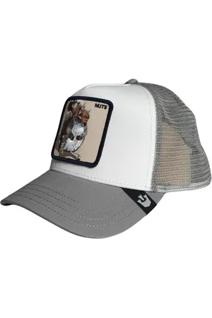 Goorin Bros. Akcesoria, Kobieta, Szary, ONE SIZE, Bawełna, Animal Farm Trucker Cap Wiewiórka Szary