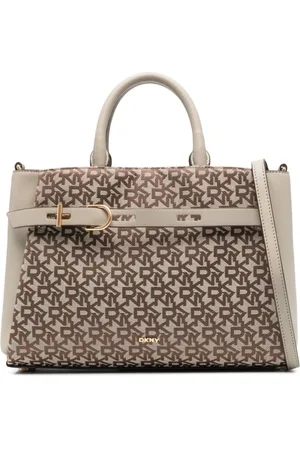 DKNY Torebki, Kobieta, brązowy, ONE SIZE, Brązowa torba Onyx Satchel