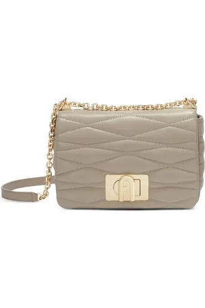 Furla Torebki, Kobieta, Żółty, ONE SIZE, Żółta Mała Torba na Ramię Z Zapięciem