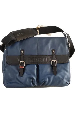 La Martina Torebki, Kobieta, Niebieski, ONE SIZE, Niebieska Unisex Torba Messenger Praca