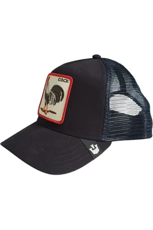 Goorin Bros. Akcesoria, unisex, Niebieski, ONE SIZE, Bawełna, Animal Farm Trucker Cap Niebieski Unisex
