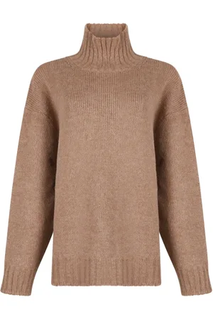 Jil Sander Swetry, Kobieta, brązowy, S, Beżowy Sweter z Dzianiny