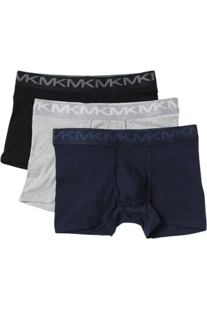 Michael Kors Bielizna, Mężczyzna, Wielobarwność, S, Bawełna, Zestaw 3 Boxer Briefs Niebieski Mężczyźni