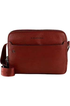 Piquadro Torebki, Kobieta, brązowy, ONE SIZE, Brązowa Skórzana Torba na Ramię
