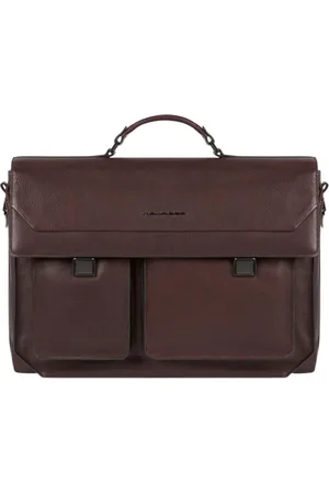 Piquadro Torebki, Kobieta, brązowy, ONE SIZE, Skóra, Brązowa torba unisex na i Pad Pro 12.9"