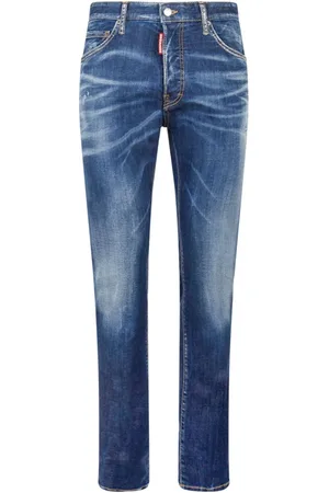 Dsquared2 Jeansy, Mężczyzna, Niebieski, S, Indigo Skinny Jeansy