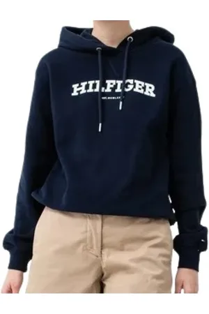 Tommy Hilfiger Bluzy, Kobieta, Niebieski, XS, Stylowe Płaszcze Kolekcja