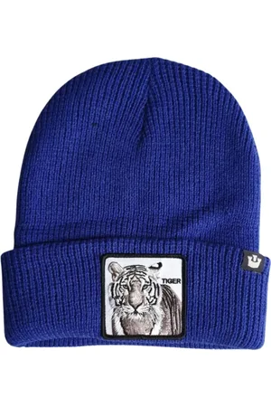 Goorin Bros. Akcesoria, Kobieta, Niebieski, ONE SIZE, Len, Animal Farm Czapka Beanie Niebieska Unisex