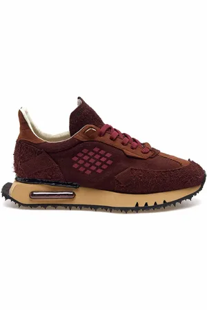 BE POSITIVE Buty, Kobieta, brązowy, 39 EU, Zamsz, Bordeaux Space Race Sneakers