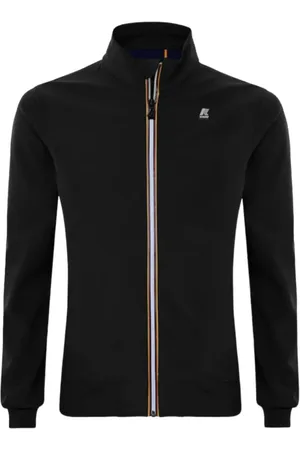 K-Way Bluzy, Mężczyzna, Czarny, S, Nylon, Kurtka nylonowa z wodoodporną membraną