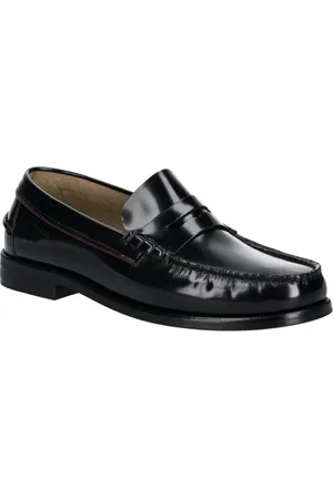 Tommy Hilfiger Buty, Mężczyzna, Czarny, 40 EU, Czarne loafersy z logo