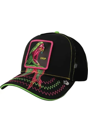 Goorin Bros. Akcesoria, Kobieta, Czarny, ONE SIZE, Bawełna, Animal Farm Trucker Cap Czarny Unisex