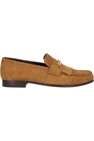 Céline Buty, Mężczyzna, brązowy, 41 EU, Brązowy Loafer z Frędzlami