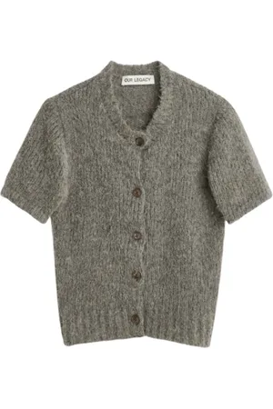 OUR LEGACY Swetry, Kobieta, Szary, M, Critter Estate Llama Sweater