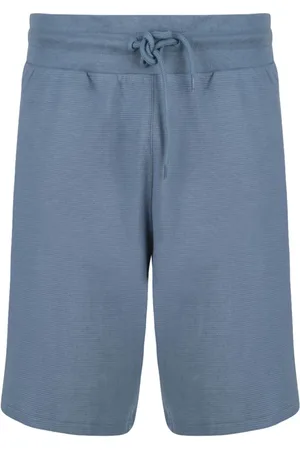 Tommy Hilfiger Szorty, Mężczyzna, Niebieski, M, Niebieskie szorty z logo