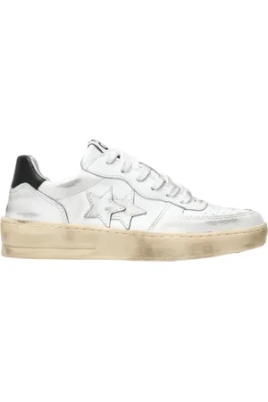 2STAR Buty, Mężczyzna, Biały, 44 EU, Zamsz, Używane białe skórzane Padel buty sportowe