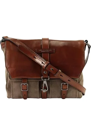 The Bridge Torebki, Kobieta, brązowy, ONE SIZE, Brązowa skórzana torba messenger biznesowa