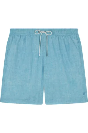 Paul & Shark Stroje kąpielowe, Mężczyzna, Niebieski, 2XL, Kąpielówki z Efektem Lnu Riviera Hello Capri