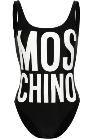 Moschino Stroje kąpielowe, Kobieta, Czarny, M, Kostium Damski Bielizna Zabawka