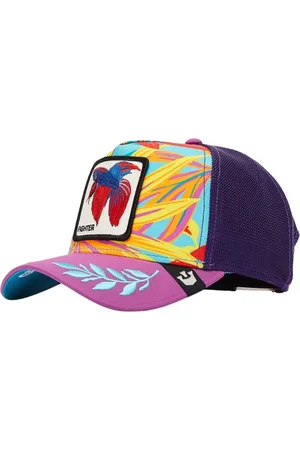 Goorin Bros. Akcesoria, Kobieta, Wielobarwność, ONE SIZE, Len, Edycja Specjalna Fighter Trucker Cap Wielokolorowy Unisex