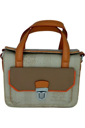 La Martina Torebki, Kobieta, Szary, ONE SIZE, Mała torebka damska beż/pomarańczowy Ss 16