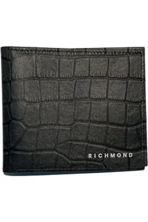 John Richmond Akcesoria, unisex, Czarny, ONE SIZE, Skóra, Wallets Cardholders