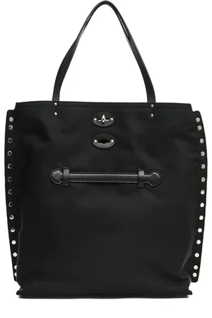 Zanellato Torebki, Kobieta, Czarny, ONE SIZE, Czarna Bawełniana Torebka Stylowy Design