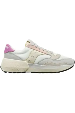 Saucony Buty, Kobieta, Beżowy, 38 EU, Zamsz, Jazz NXT Zamszowe Białe Sneakersy