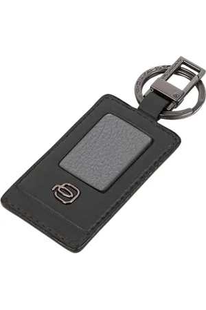 Piquadro Akcesoria, Kobieta, Czarny, ONE SIZE, Personalizowany Czarny Karabińczyk Unisex Brelok