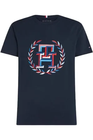 Tommy Hilfiger Koszulki, Mężczyzna, Niebieski, M, Stylowe T-shirty i Pola