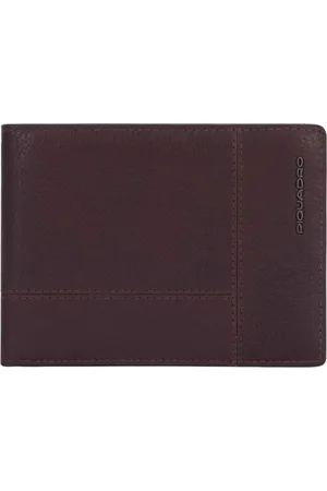 Piquadro Akcesoria, Kobieta, brązowy, ONE SIZE, Skóra, Brązowy Unisex Portfel z Kieszenią na Monety