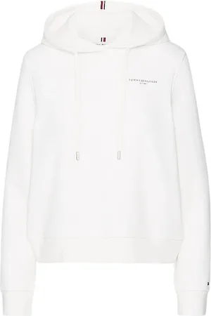 Tommy Hilfiger Bluzy, Kobieta, Biały, S, Stylowe Płaszcze Kolekcja