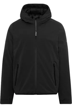 ECOALF Kurtki, Mężczyzna, Czarny, L, Krótkie kurtki puchowe - Czysty i elegancki styl