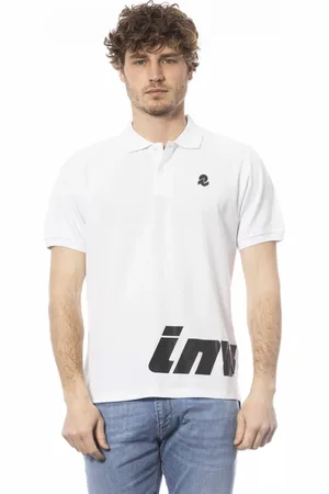 Invicta Koszulki, Mężczyzna, Biały, M, Bawełna, Polo z dużym logo