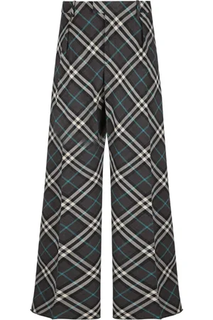Burberry Spodnie, Mężczyzna, Czarny, M, Spodnie w Kratke