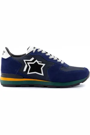 Atlantic Stars Buty, Mężczyzna, Niebieski, 41 EU, Sneakersy Casual Sport Moda Mężczyźni