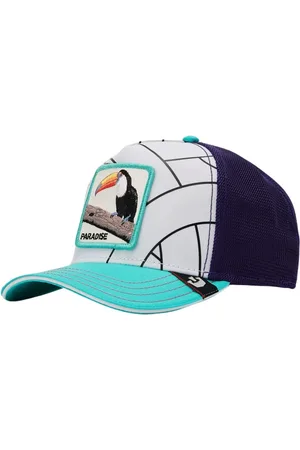 Goorin Bros. Akcesoria, Kobieta, Wielobarwność, ONE SIZE, Len, Czapka Trucker Zmieniająca Kolor Paradise Niebieska