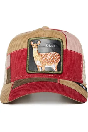 Goorin Bros. Akcesoria, Kobieta, Wielobarwność, ONE SIZE, Poliester, Animal Farm Trucker Cap Beige Unisex