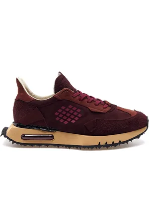 BE POSITIVE Buty, Mężczyzna, brązowy, 43 EU, Zamsz, Bordeaux Space Race Sneakers