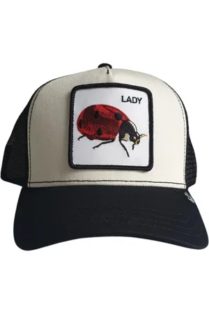 Goorin Bros. Akcesoria, Kobieta, Czarny, ONE SIZE, Len, Animal Farm Trucker Cap Czarny Unisex