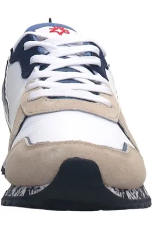 W6YZ Buty, Mężczyzna, Wielobarwność, 45 EU, Zamsz, Biały Męskie Techniczne Sneaker Jet
