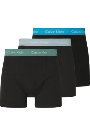 Calvin Klein Bielizna, Mężczyzna, Czarny, XL, Czarne Bokserki 3-Pack Wielokolorowy Pas