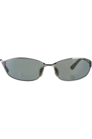 Balenciaga Pre-owned, Mężczyzna, Szary, ONE SIZE, Len, Pre-owned Yellow Gold sunglasses