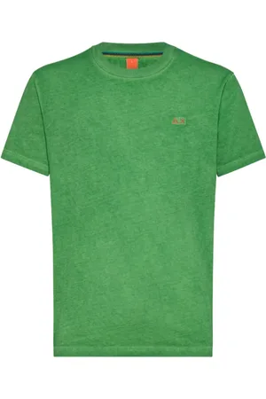 sun68 Koszulki, Mężczyzna, Zielony, XL, Zielony T-shirt Special Dyed z bawełny