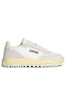 Autry Buty, Kobieta, Biały, 36 EU, Białe/Marsh Sneakersy Damskie Ss 25