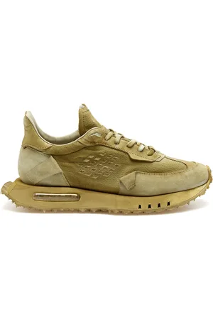 BE POSITIVE Buty, Mężczyzna, Zielony, 43 EU, Vintage Space Race Sneakers Khaki