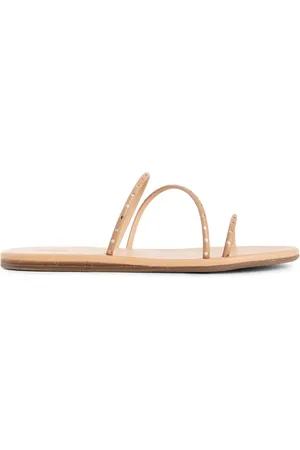 Ancient Greek Sandals Buty, Kobieta, Beżowy, 40 EU, Sandały ze skóry z ćwiekami