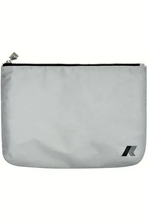 K-Way Torebki, Kobieta, Biały, ONE SIZE, Bawełna, Odblaskowa Płaska Torebka Grigio Unisex